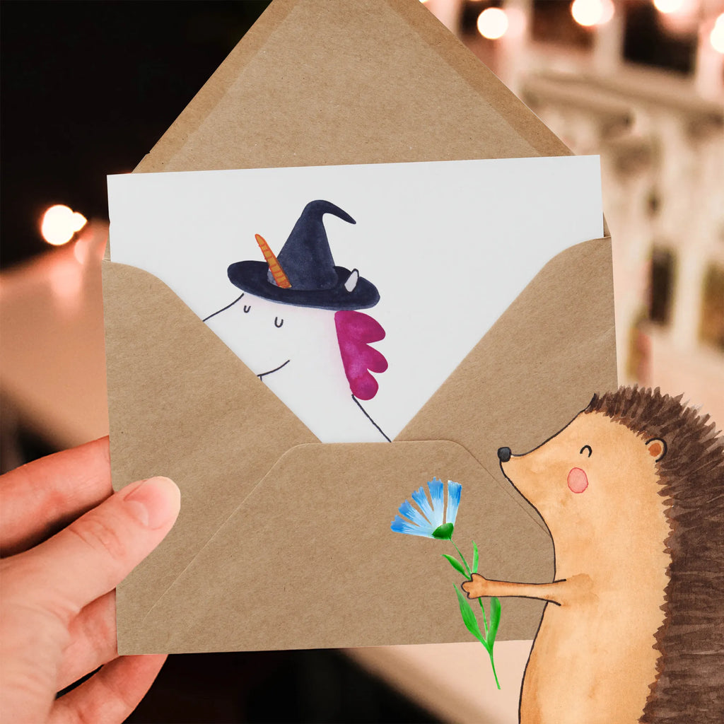 Deluxe Card unicorn Witch Grußkarte, Hochwertige Klappkarte, Glückwunschkarte, Hochzeitskarte, Hochwertige Grußkarte, Karte, Klappkarte, Einladungskarte, Geburtstagskarte, Einhorn, Einhörner, Einhorn Deko, Unicorn, Teufel, Zicke, Leben, Engel, Freundin, Hexe, Frau, Ehefrau, Verrückte