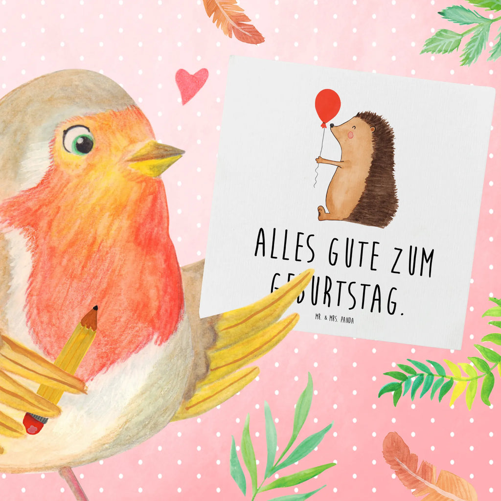 Deluxe Karte Igel Luftballon Karte, Einladungskarte, Geburtstagskarte, Klappkarte, Hochzeitskarte, Glückwunschkarte, Hochwertige Klappkarte, Grußkarte, Hochwertige Grußkarte, Tiermotive, Gute Laune, lustige Sprüche, Tiere, Geburtstagskind, Igel, Glückwunsch, Herzlichen Glückwunsch, Happy Birthday, Geburtstag, Ballon