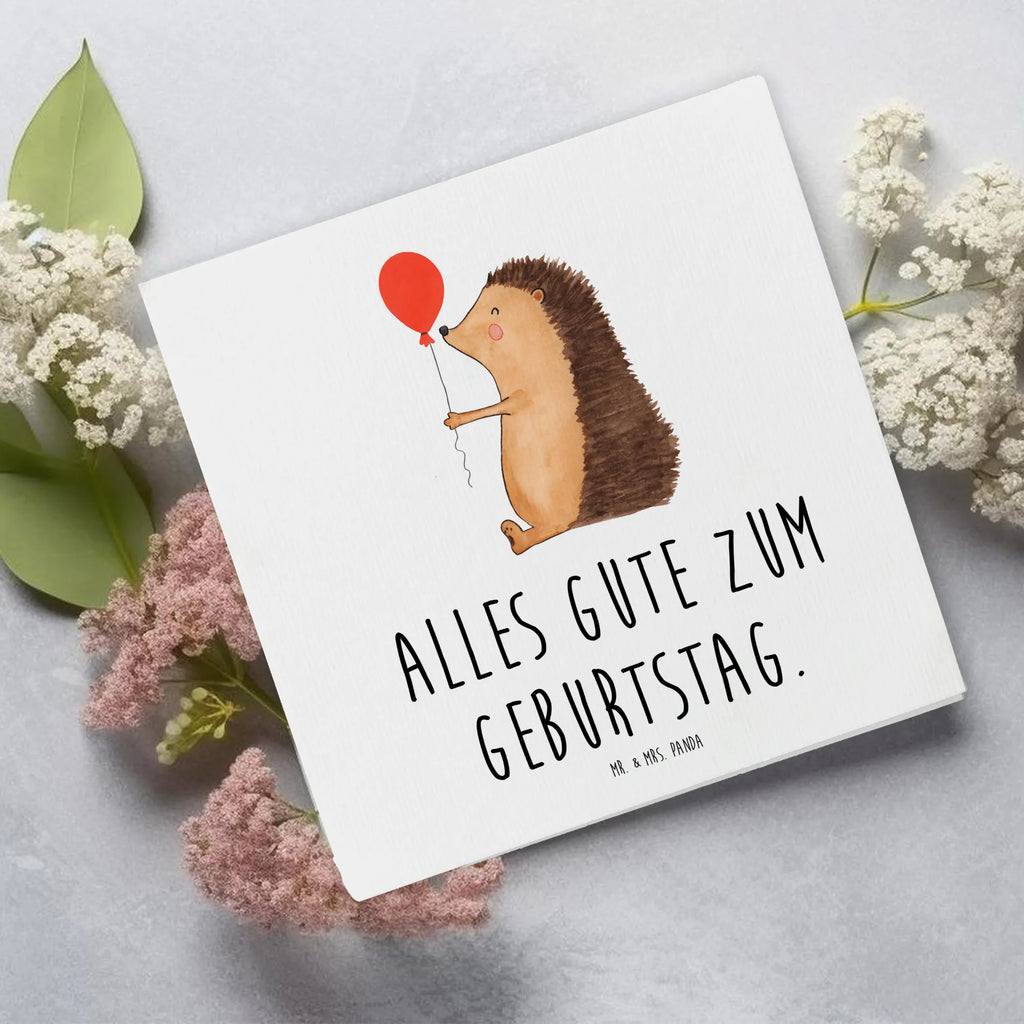 Deluxe Karte Igel Luftballon Karte, Einladungskarte, Geburtstagskarte, Klappkarte, Hochzeitskarte, Glückwunschkarte, Hochwertige Klappkarte, Grußkarte, Hochwertige Grußkarte, Tiermotive, Gute Laune, lustige Sprüche, Tiere, Geburtstagskind, Igel, Glückwunsch, Herzlichen Glückwunsch, Happy Birthday, Geburtstag, Ballon