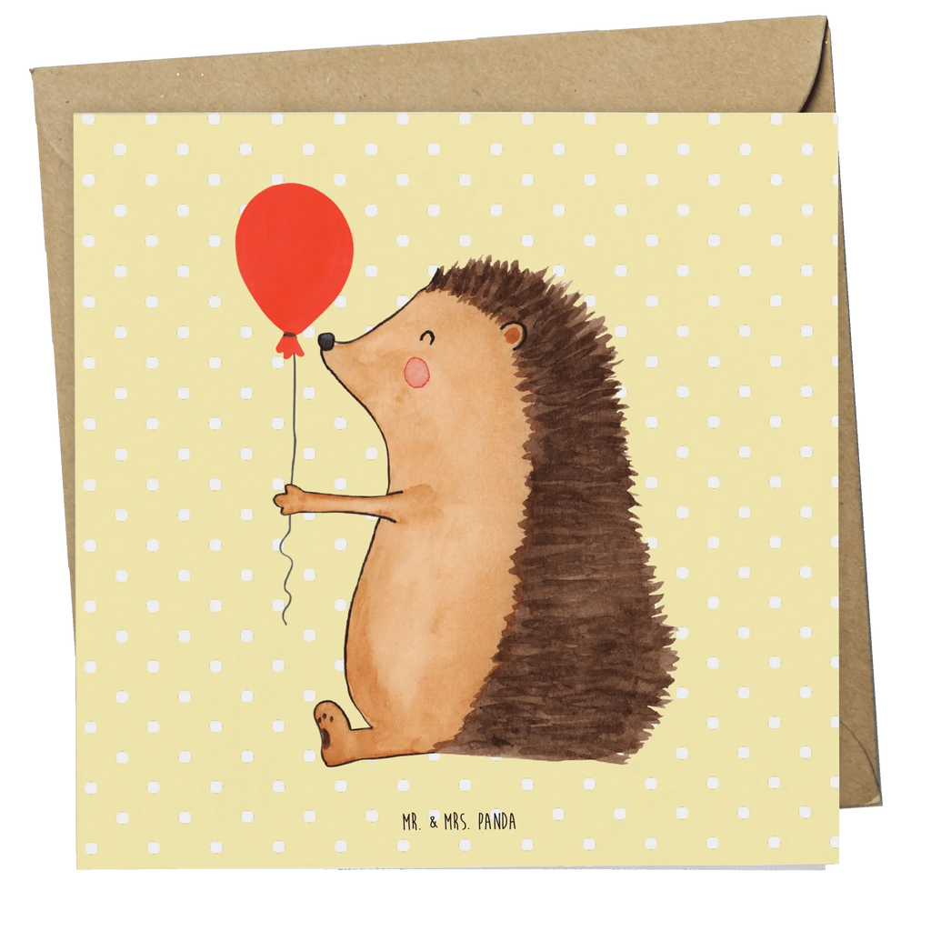 Deluxe Karte Igel Luftballon Karte, Einladungskarte, Geburtstagskarte, Klappkarte, Hochzeitskarte, Glückwunschkarte, Hochwertige Klappkarte, Grußkarte, Hochwertige Grußkarte, Tiermotive, Gute Laune, lustige Sprüche, Tiere, Geburtstagskind, Igel, Glückwunsch, Herzlichen Glückwunsch, Happy Birthday, Geburtstag, Ballon