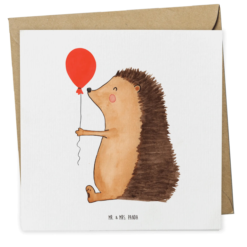 Deluxe Karte Igel Luftballon Karte, Einladungskarte, Geburtstagskarte, Klappkarte, Hochzeitskarte, Glückwunschkarte, Hochwertige Klappkarte, Grußkarte, Hochwertige Grußkarte, Tiermotive, Gute Laune, lustige Sprüche, Tiere, Geburtstagskind, Igel, Glückwunsch, Herzlichen Glückwunsch, Happy Birthday, Geburtstag, Ballon