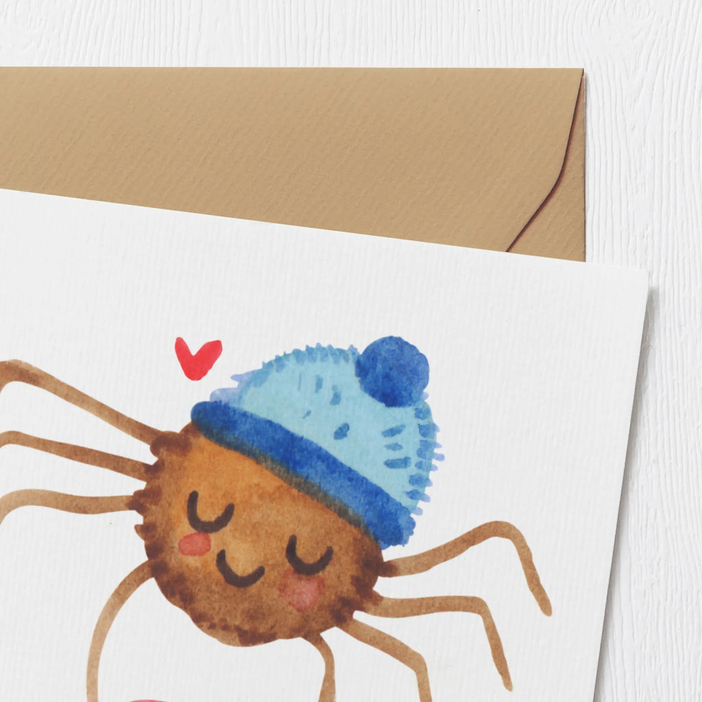 Deluxe Karte Spinne Agathe Kaffee Karte, Grußkarte, Geburtstagskarte, Einladungskarte, Klappkarte, Hochwertige Klappkarte, Hochwertige Grußkarte, Hochzeitskarte, Glückwunschkarte, Spinne Agathe, Spinne, Agathe, Videos, Merchandise, Kaffee, Morgen, Lebensweisheiten, Weiser Spruch, Morgenmuffel