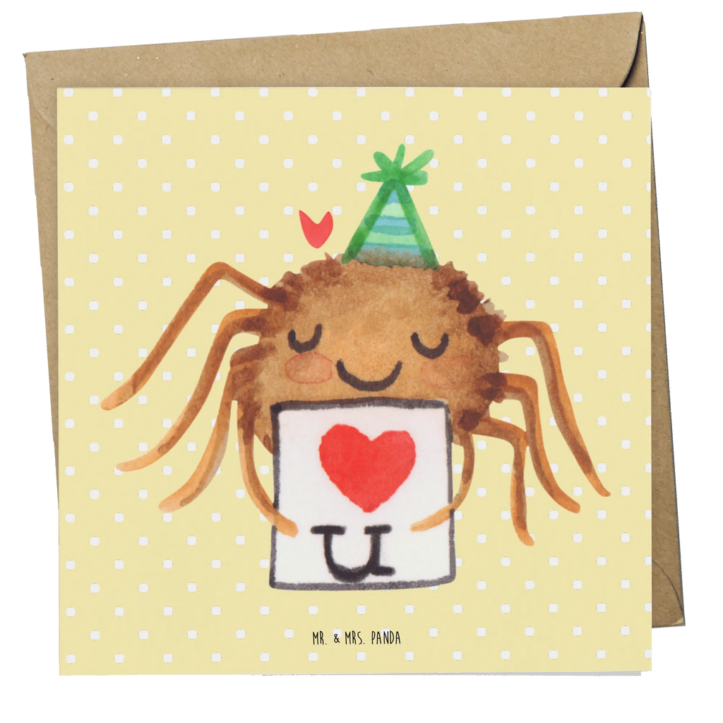 Deluxe Karte Spinne Agathe Brief Hochwertige Grußkarte, Geburtstagskarte, Hochzeitskarte, Einladungskarte, Hochwertige Klappkarte, Karte, Glückwunschkarte, Klappkarte, Grußkarte, Spinne Agathe, Spinne, Agathe, Videos, Merchandise, Treuebeweis, Treuetest, Liebespaar, Liebesbeweis, Verliebt, Liebesgeschenk, Heiratsantrag, Ich Liebe dich