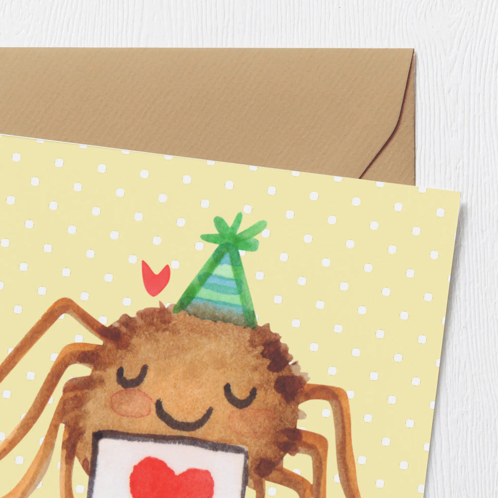 Deluxe Karte Spinne Agathe Brief Hochwertige Grußkarte, Geburtstagskarte, Hochzeitskarte, Einladungskarte, Hochwertige Klappkarte, Karte, Glückwunschkarte, Klappkarte, Grußkarte, Spinne Agathe, Spinne, Agathe, Videos, Merchandise, Treuebeweis, Treuetest, Liebespaar, Liebesbeweis, Verliebt, Liebesgeschenk, Heiratsantrag, Ich Liebe dich