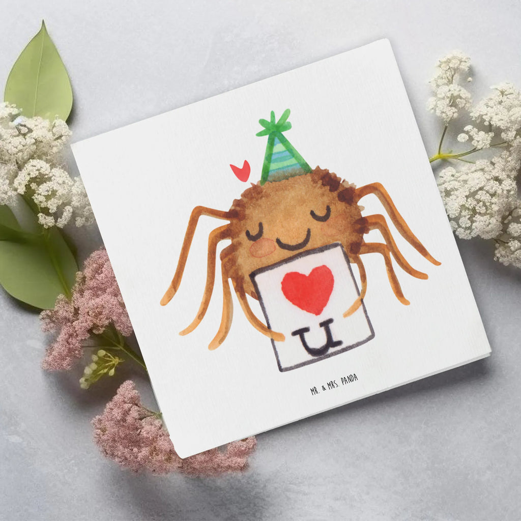 Deluxe Karte Spinne Agathe Brief Hochwertige Grußkarte, Geburtstagskarte, Hochzeitskarte, Einladungskarte, Hochwertige Klappkarte, Karte, Glückwunschkarte, Klappkarte, Grußkarte, Spinne Agathe, Spinne, Agathe, Videos, Merchandise, Treuebeweis, Treuetest, Liebespaar, Liebesbeweis, Verliebt, Liebesgeschenk, Heiratsantrag, Ich Liebe dich