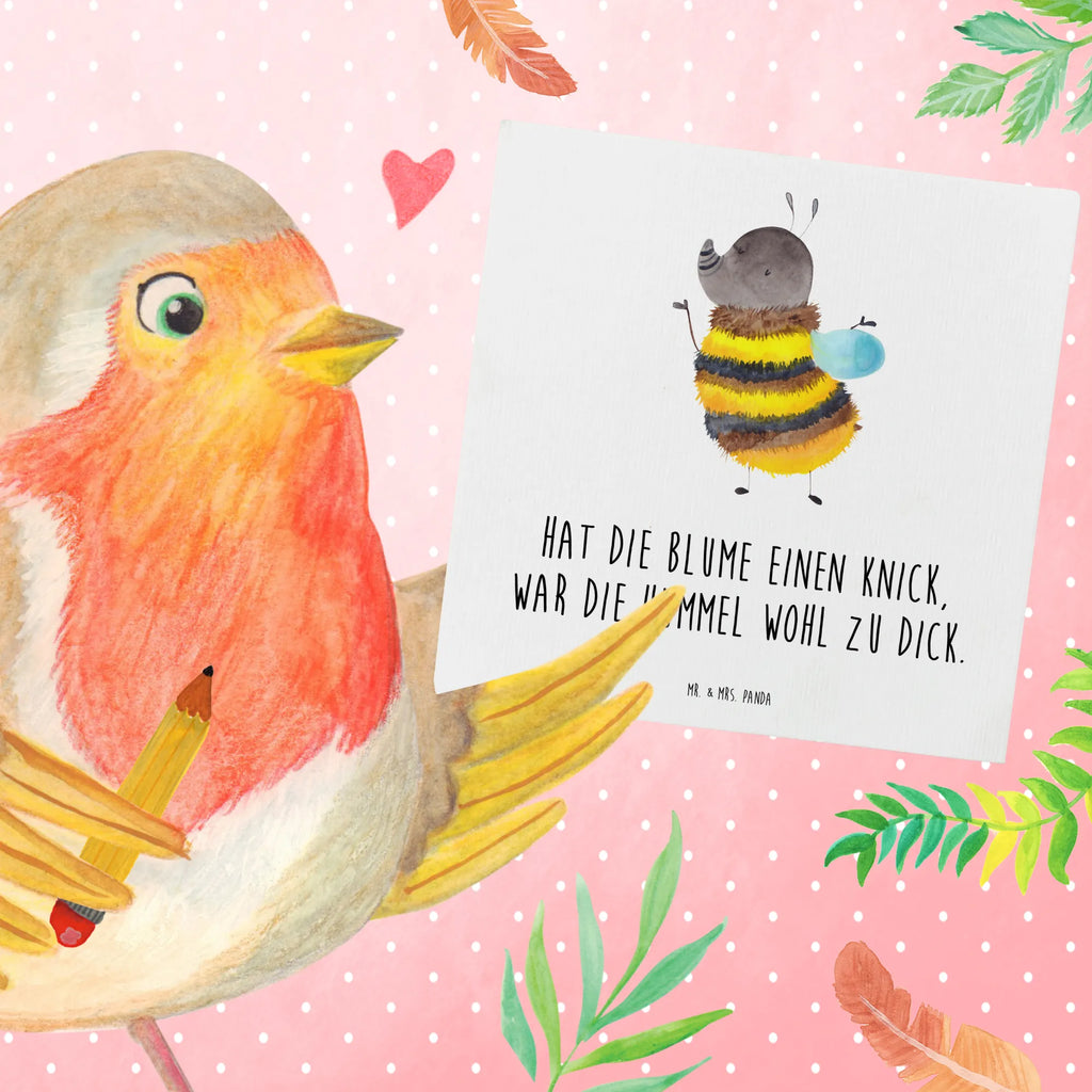 Deluxe Karte Hummel flauschig Karte, Klappkarte, Einladungskarte, Geburtstagskarte, Glückwunschkarte, Grußkarte, Hochzeitskarte, Hochwertige Klappkarte, Hochwertige Grußkarte, Tiermotive, Gute Laune, lustige Sprüche, Tiere, Flauschig, Hummel, Biene, Blume, Natur