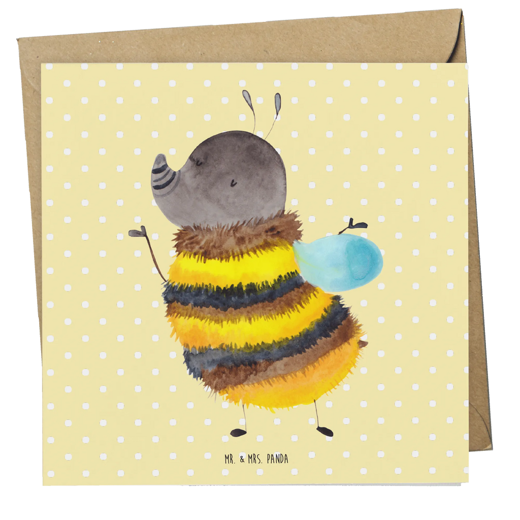Deluxe Karte Hummel flauschig Karte, Klappkarte, Einladungskarte, Geburtstagskarte, Glückwunschkarte, Grußkarte, Hochzeitskarte, Hochwertige Klappkarte, Hochwertige Grußkarte, Tiermotive, Gute Laune, lustige Sprüche, Tiere, Flauschig, Hummel, Biene, Blume, Natur