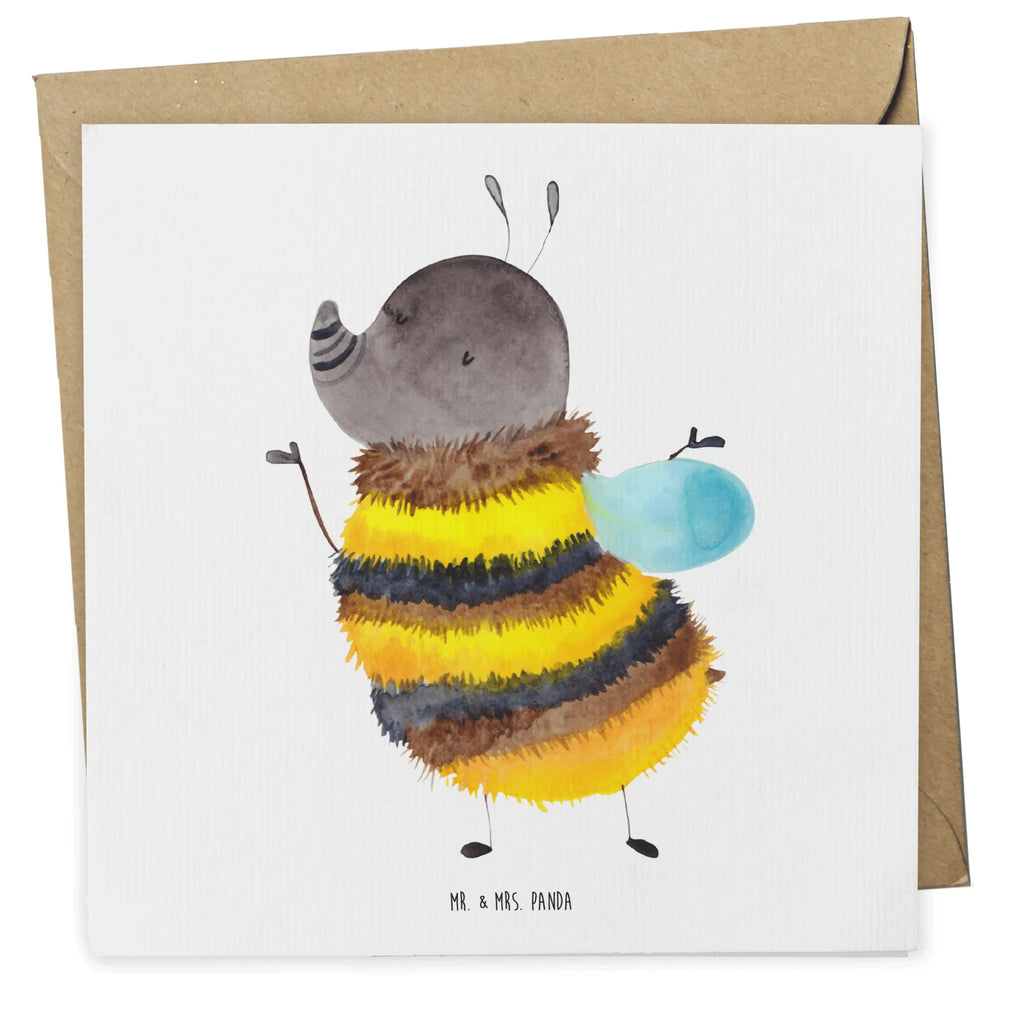 Deluxe Karte Hummel flauschig Karte, Klappkarte, Einladungskarte, Geburtstagskarte, Glückwunschkarte, Grußkarte, Hochzeitskarte, Hochwertige Klappkarte, Hochwertige Grußkarte, Tiermotive, Gute Laune, lustige Sprüche, Tiere, Flauschig, Hummel, Biene, Blume, Natur