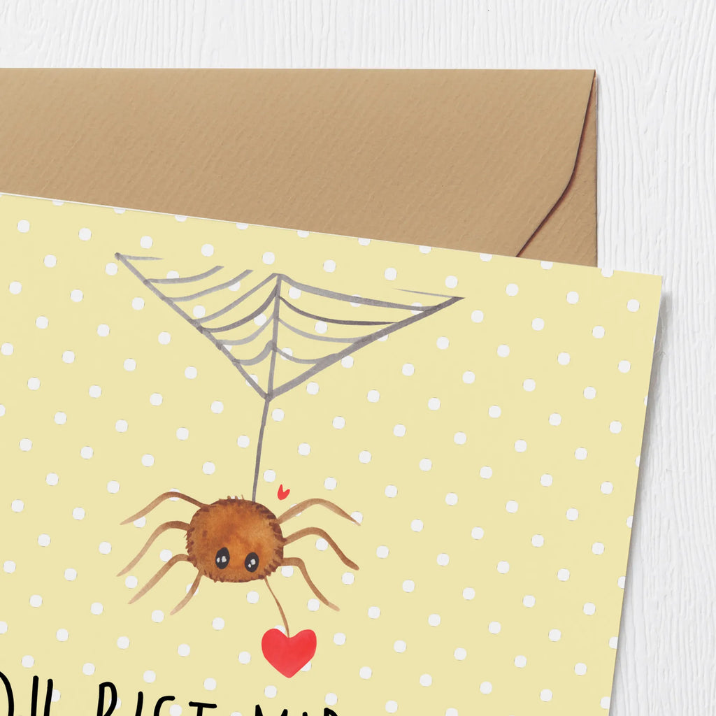 Deluxe Karte Spinne Agathe Liebe Grußkarte, Hochzeitskarte, Geburtstagskarte, Glückwunschkarte, Einladungskarte, Karte, Klappkarte, Hochwertige Grußkarte, Hochwertige Klappkarte, Spinne Agathe, Spinne, Agathe, Videos, Merchandise, Verliebt, Liebesbeweis, Liebe, Liebesgeschenk