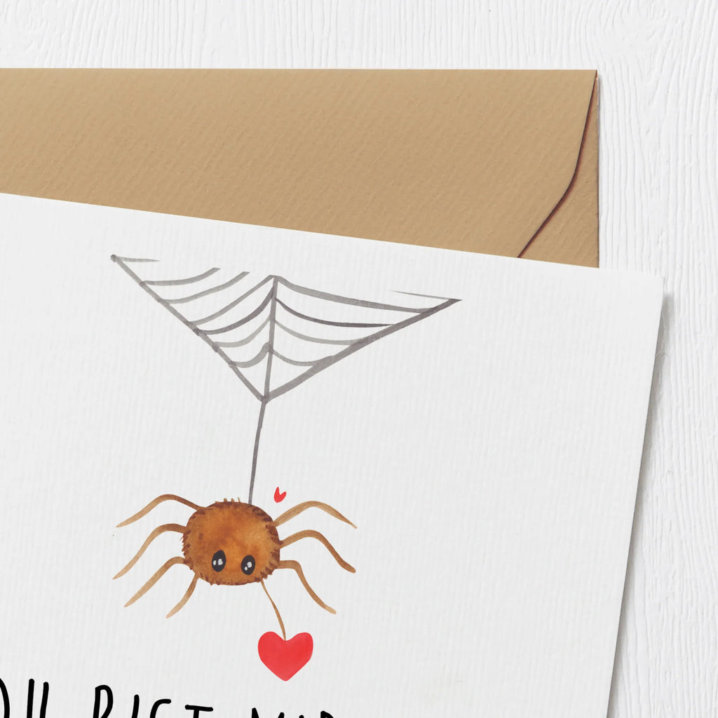 Deluxe Karte Spinne Agathe Liebe Grußkarte, Hochzeitskarte, Geburtstagskarte, Glückwunschkarte, Einladungskarte, Karte, Klappkarte, Hochwertige Grußkarte, Hochwertige Klappkarte, Spinne Agathe, Spinne, Agathe, Videos, Merchandise, Verliebt, Liebesbeweis, Liebe, Liebesgeschenk