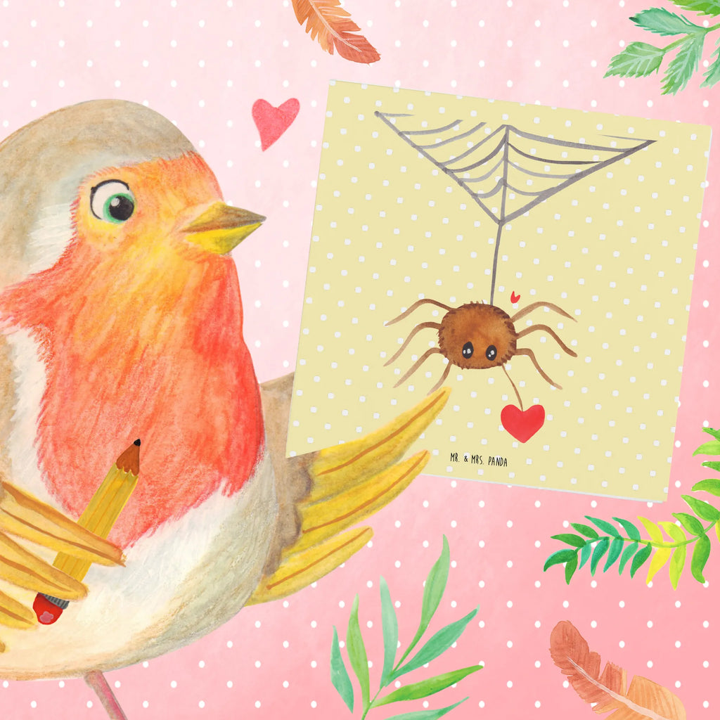 Deluxe Karte Spinne Agathe Liebe Grußkarte, Hochzeitskarte, Geburtstagskarte, Glückwunschkarte, Einladungskarte, Karte, Klappkarte, Hochwertige Grußkarte, Hochwertige Klappkarte, Spinne Agathe, Spinne, Agathe, Videos, Merchandise, Verliebt, Liebesbeweis, Liebe, Liebesgeschenk