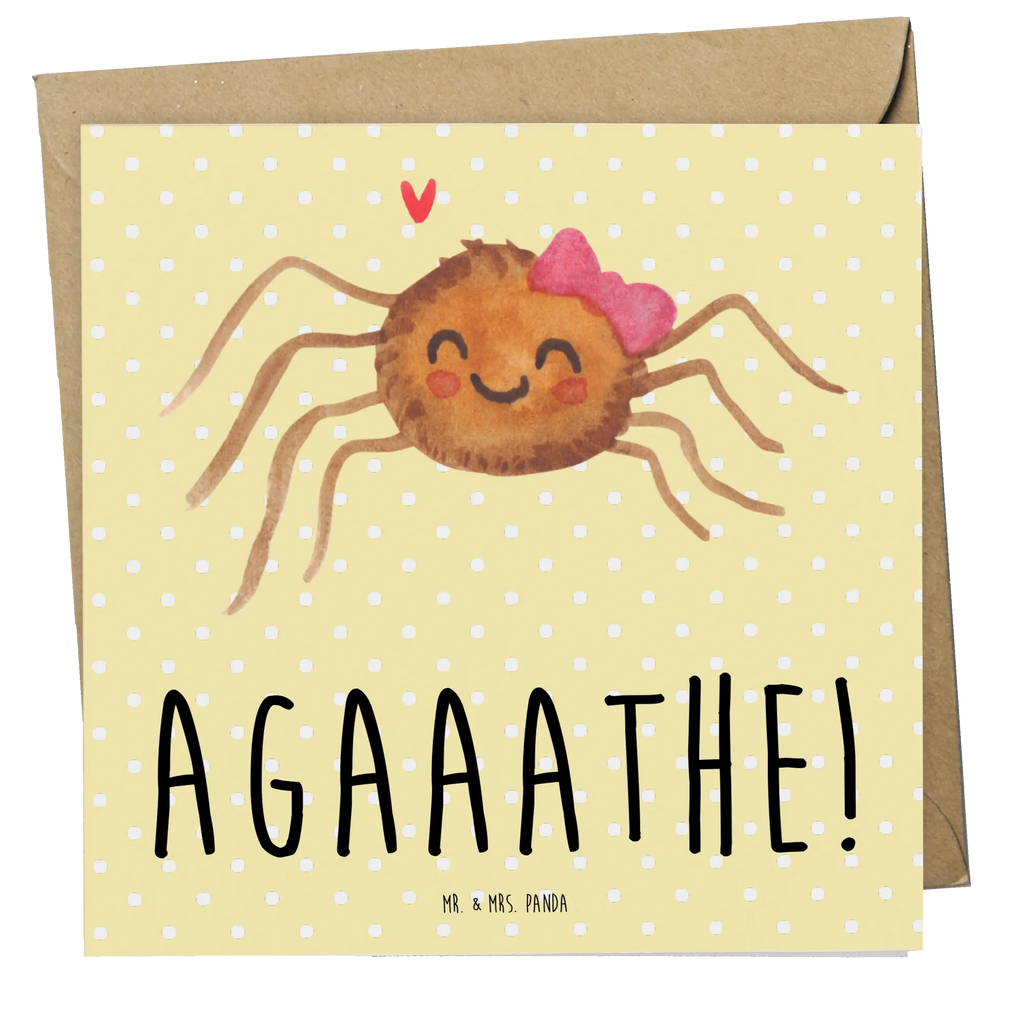 Deluxe Card Spider Agathe Joy Glückwunschkarte, Grußkarte, Hochzeitskarte, Karte, Hochwertige Grußkarte, Klappkarte, Einladungskarte, Hochwertige Klappkarte, Geburtstagskarte, Spinne Agathe, Spinne, Agathe, Videos, Merchandise, Beliebte Spinne, Viral, Viraler Hit, Trend