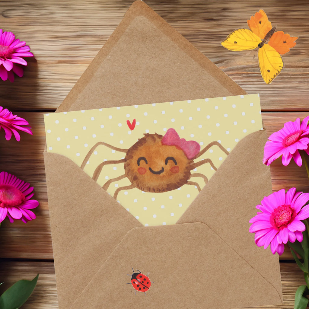 Deluxe Card Spider Agathe Joy Glückwunschkarte, Grußkarte, Hochzeitskarte, Karte, Hochwertige Grußkarte, Klappkarte, Einladungskarte, Hochwertige Klappkarte, Geburtstagskarte, Spinne Agathe, Spinne, Agathe, Videos, Merchandise, Beliebte Spinne, Viral, Viraler Hit, Trend