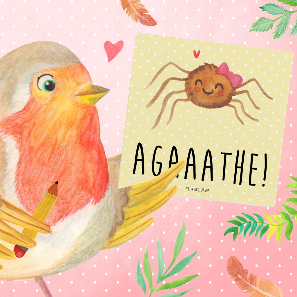Deluxe Card Spider Agathe Joy Glückwunschkarte, Grußkarte, Hochzeitskarte, Karte, Hochwertige Grußkarte, Klappkarte, Einladungskarte, Hochwertige Klappkarte, Geburtstagskarte, Spinne Agathe, Spinne, Agathe, Videos, Merchandise, Beliebte Spinne, Viral, Viraler Hit, Trend