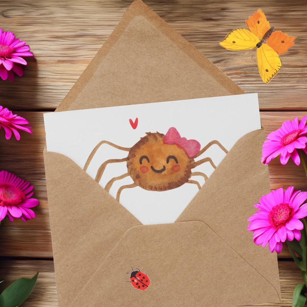 Deluxe Card Spider Agathe Joy Glückwunschkarte, Grußkarte, Hochzeitskarte, Karte, Hochwertige Grußkarte, Klappkarte, Einladungskarte, Hochwertige Klappkarte, Geburtstagskarte, Spinne Agathe, Spinne, Agathe, Videos, Merchandise, Beliebte Spinne, Viral, Viraler Hit, Trend