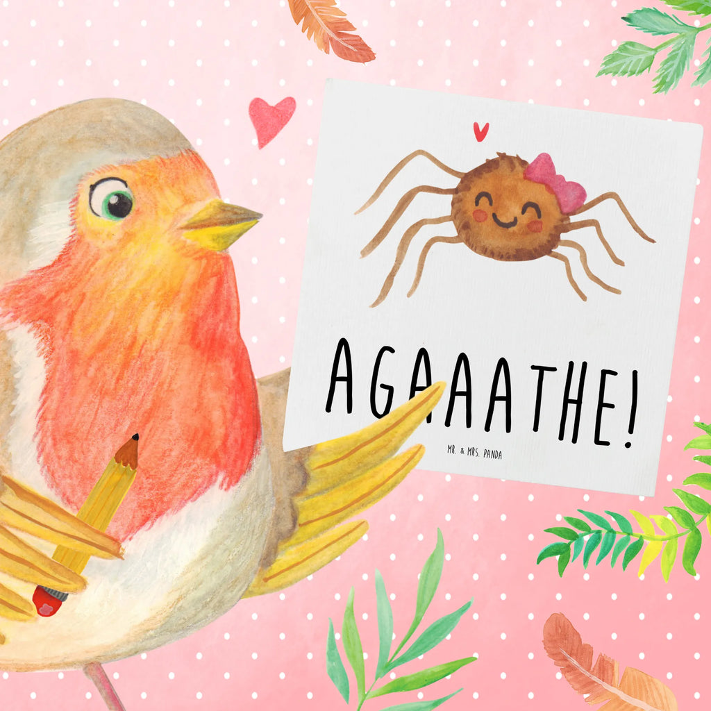 Deluxe Card Spider Agathe Joy Glückwunschkarte, Grußkarte, Hochzeitskarte, Karte, Hochwertige Grußkarte, Klappkarte, Einladungskarte, Hochwertige Klappkarte, Geburtstagskarte, Spinne Agathe, Spinne, Agathe, Videos, Merchandise, Beliebte Spinne, Viral, Viraler Hit, Trend