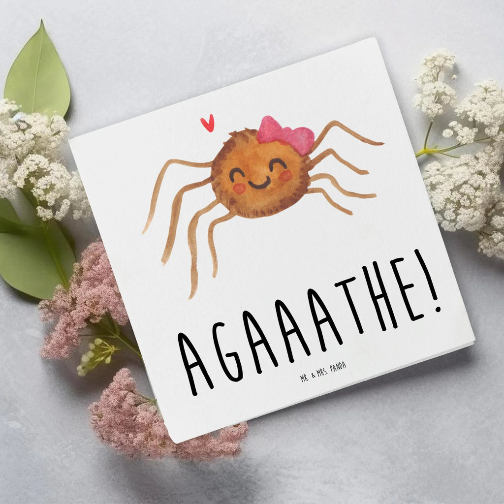 Deluxe Card Spider Agathe Joy Glückwunschkarte, Grußkarte, Hochzeitskarte, Karte, Hochwertige Grußkarte, Klappkarte, Einladungskarte, Hochwertige Klappkarte, Geburtstagskarte, Spinne Agathe, Spinne, Agathe, Videos, Merchandise, Beliebte Spinne, Viral, Viraler Hit, Trend