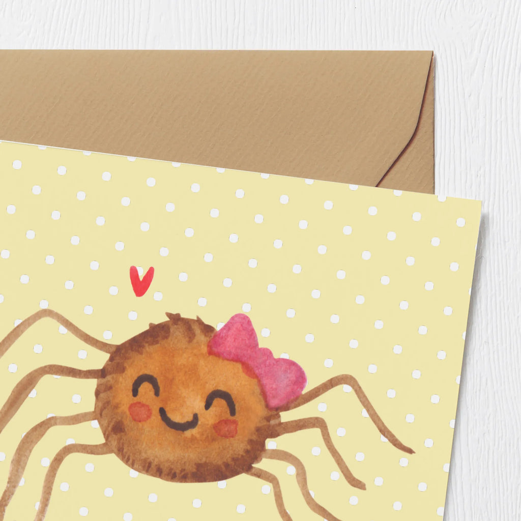 Deluxe Card Spider Agathe Joy Glückwunschkarte, Grußkarte, Hochzeitskarte, Karte, Hochwertige Grußkarte, Klappkarte, Einladungskarte, Hochwertige Klappkarte, Geburtstagskarte, Spinne Agathe, Spinne, Agathe, Videos, Merchandise, Beliebte Spinne, Viral, Viraler Hit, Trend