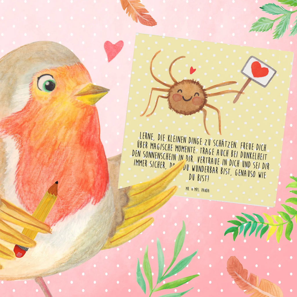 Deluxe Card Spider Agatha Motivation Hochzeitskarte, Einladungskarte, Geburtstagskarte, Grußkarte, Klappkarte, Glückwunschkarte, Hochwertige Klappkarte, Karte, Hochwertige Grußkarte, Spinne Agathe, Spinne, Agathe, Videos, Merchandise, Glück, Vertrauen, Liebe, Motivation, Dankeschön