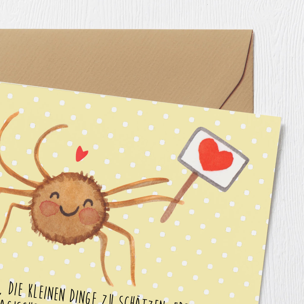 Deluxe Card Spider Agatha Motivation Hochzeitskarte, Einladungskarte, Geburtstagskarte, Grußkarte, Klappkarte, Glückwunschkarte, Hochwertige Klappkarte, Karte, Hochwertige Grußkarte, Spinne Agathe, Spinne, Agathe, Videos, Merchandise, Glück, Vertrauen, Liebe, Motivation, Dankeschön