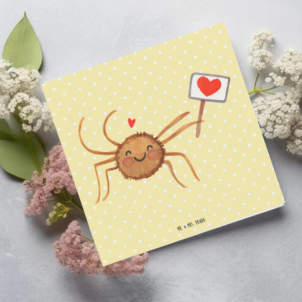 Deluxe Card Spider Agatha Motivation Hochzeitskarte, Einladungskarte, Geburtstagskarte, Grußkarte, Klappkarte, Glückwunschkarte, Hochwertige Klappkarte, Karte, Hochwertige Grußkarte, Spinne Agathe, Spinne, Agathe, Videos, Merchandise, Glück, Vertrauen, Liebe, Motivation, Dankeschön