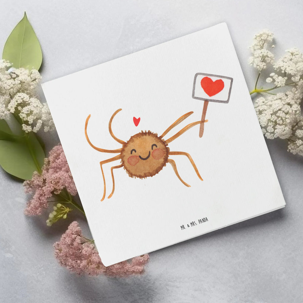 Deluxe Card Spider Agatha Motivation Hochzeitskarte, Einladungskarte, Geburtstagskarte, Grußkarte, Klappkarte, Glückwunschkarte, Hochwertige Klappkarte, Karte, Hochwertige Grußkarte, Spinne Agathe, Spinne, Agathe, Videos, Merchandise, Glück, Vertrauen, Liebe, Motivation, Dankeschön
