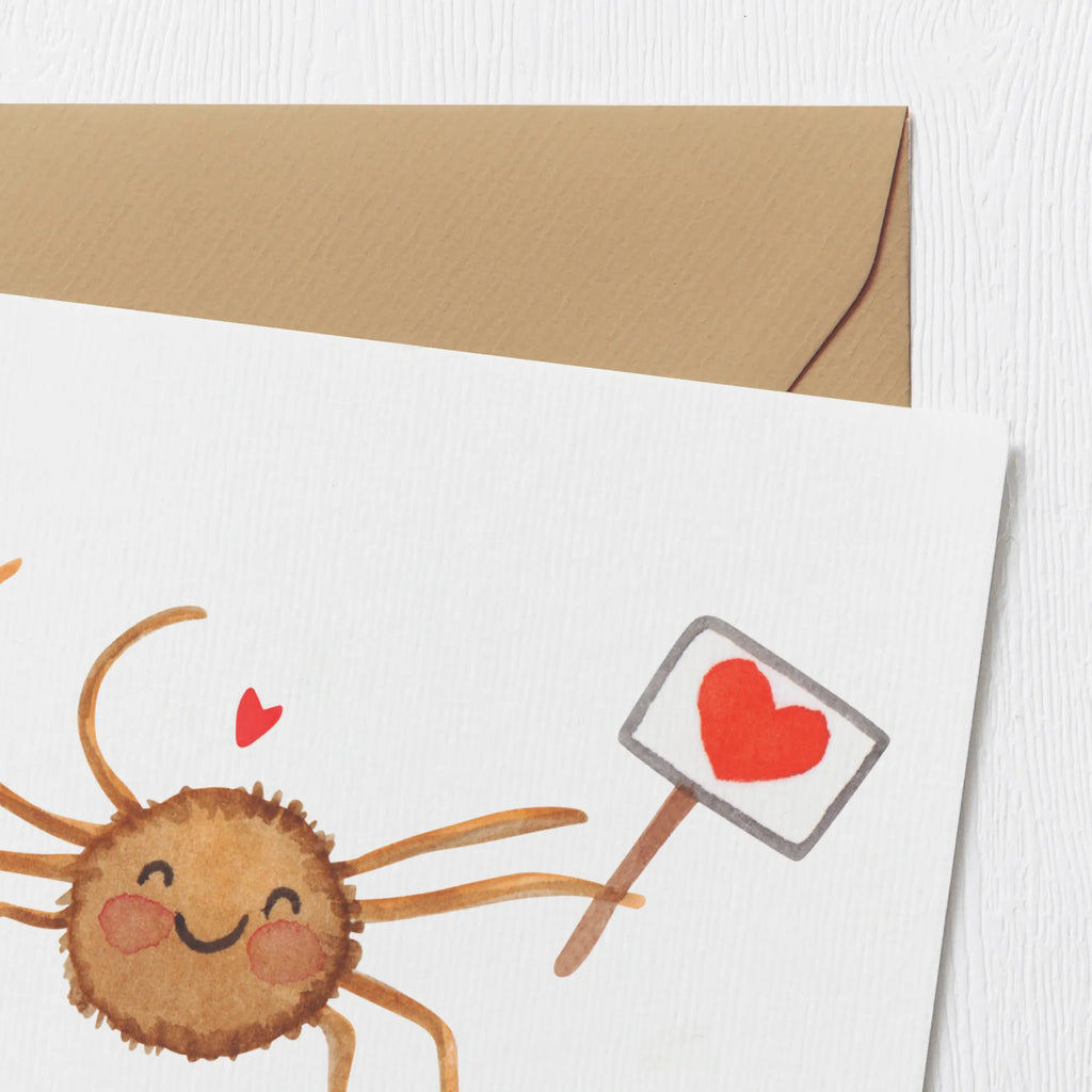 Deluxe Card Spider Agatha Motivation Hochzeitskarte, Einladungskarte, Geburtstagskarte, Grußkarte, Klappkarte, Glückwunschkarte, Hochwertige Klappkarte, Karte, Hochwertige Grußkarte, Spinne Agathe, Spinne, Agathe, Videos, Merchandise, Glück, Vertrauen, Liebe, Motivation, Dankeschön