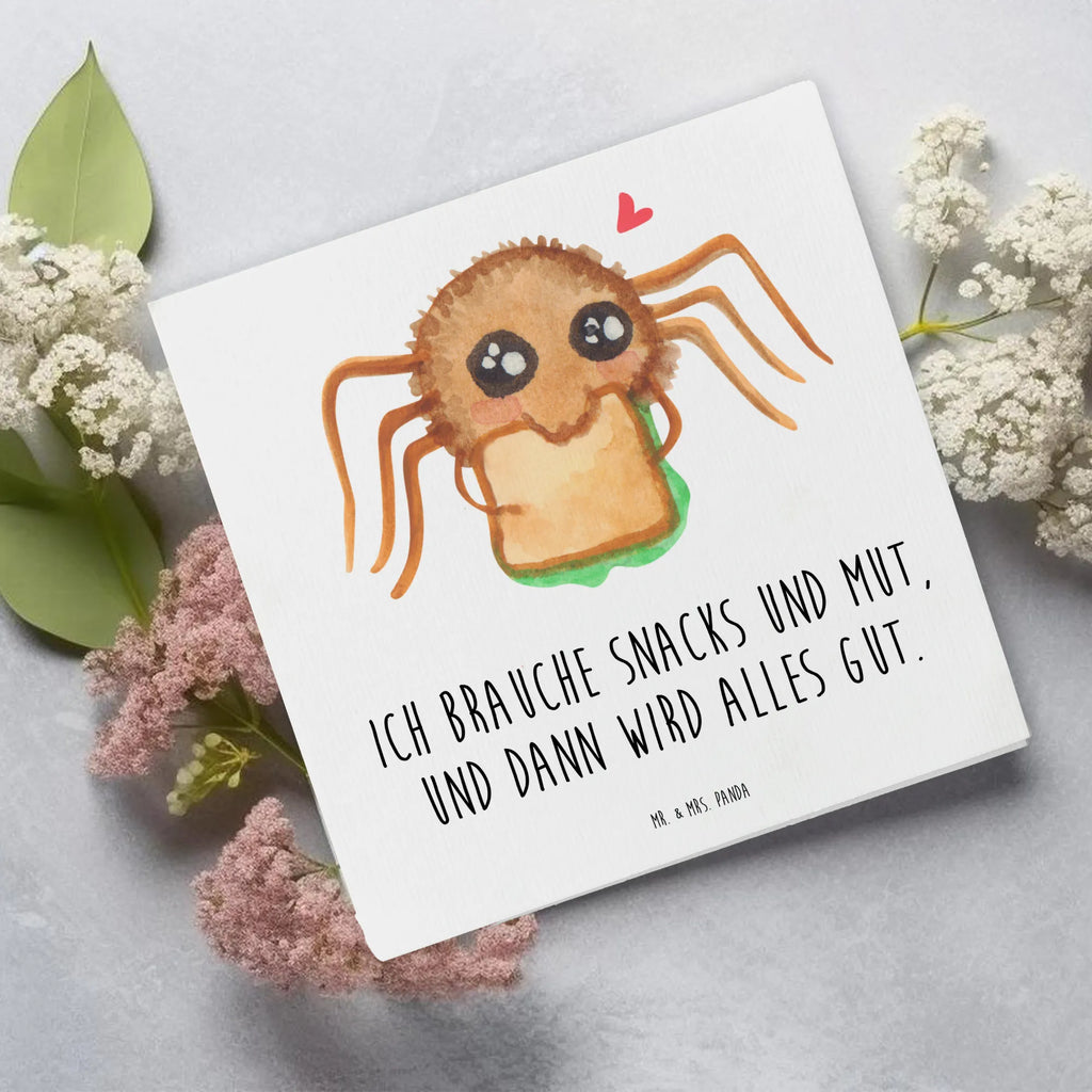 Karta Deluxe Pająk Agata kanapka Karte, Geburtstagskarte, Hochwertige Grußkarte, Klappkarte, Grußkarte, Hochzeitskarte, Glückwunschkarte, Einladungskarte, Hochwertige Klappkarte, Spinne Agathe, Spinne, Agathe, Videos, Merchandise, Mut, Verfressen, Glück, Lebensfreude, Alles wird gut, Hungrig, Hunger