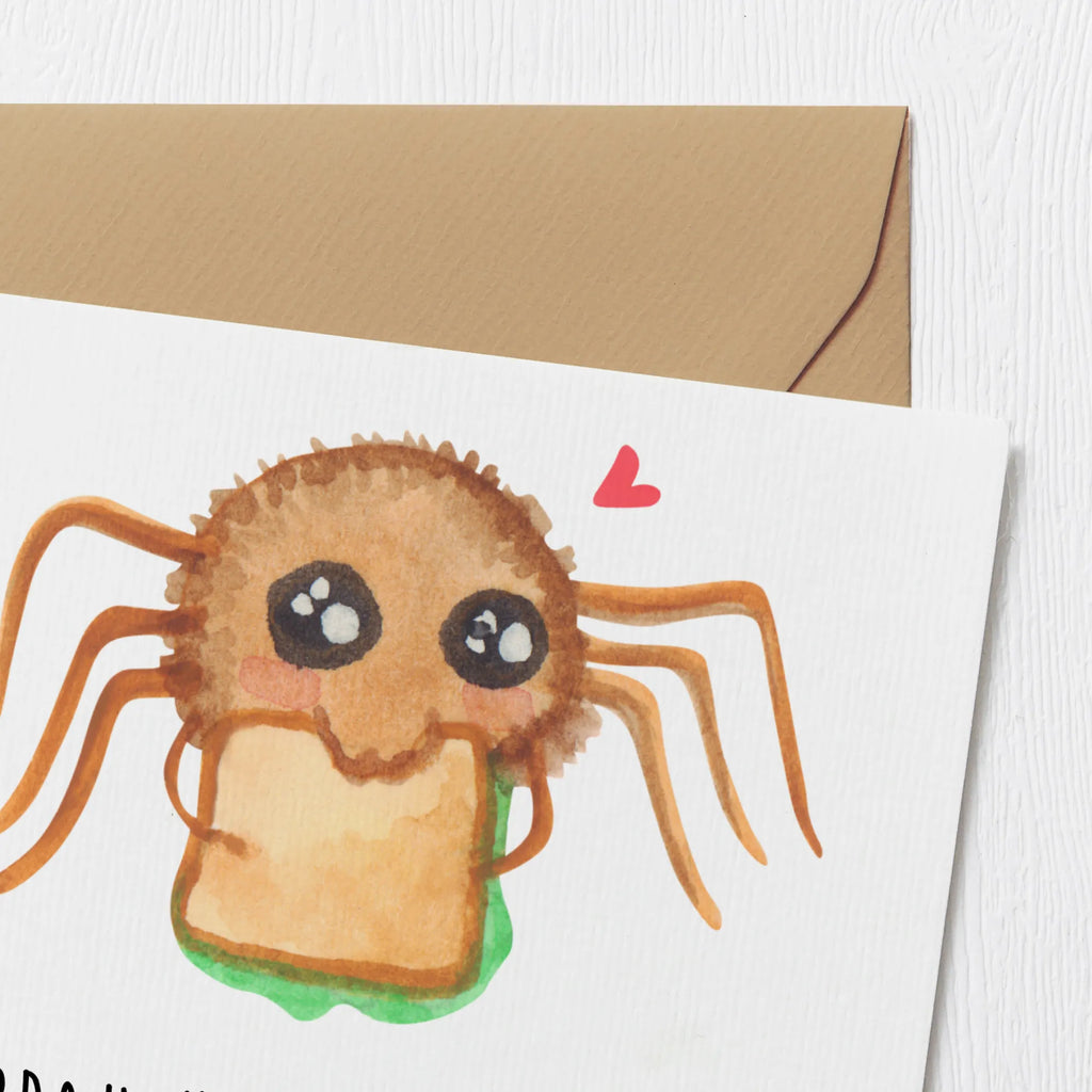 Karta Deluxe Pająk Agata kanapka Karte, Geburtstagskarte, Hochwertige Grußkarte, Klappkarte, Grußkarte, Hochzeitskarte, Glückwunschkarte, Einladungskarte, Hochwertige Klappkarte, Spinne Agathe, Spinne, Agathe, Videos, Merchandise, Mut, Verfressen, Glück, Lebensfreude, Alles wird gut, Hungrig, Hunger