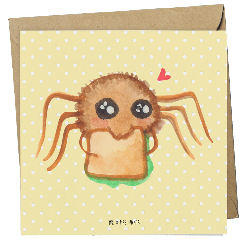 Karta Deluxe Pająk Agata kanapka Karte, Geburtstagskarte, Hochwertige Grußkarte, Klappkarte, Grußkarte, Hochzeitskarte, Glückwunschkarte, Einladungskarte, Hochwertige Klappkarte, Spinne Agathe, Spinne, Agathe, Videos, Merchandise, Mut, Verfressen, Glück, Lebensfreude, Alles wird gut, Hungrig, Hunger