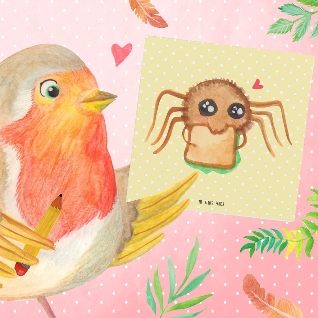 Karta Deluxe Pająk Agata kanapka Karte, Geburtstagskarte, Hochwertige Grußkarte, Klappkarte, Grußkarte, Hochzeitskarte, Glückwunschkarte, Einladungskarte, Hochwertige Klappkarte, Spinne Agathe, Spinne, Agathe, Videos, Merchandise, Mut, Verfressen, Glück, Lebensfreude, Alles wird gut, Hungrig, Hunger