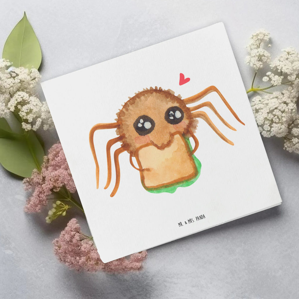 Karta Deluxe Pająk Agata kanapka Karte, Geburtstagskarte, Hochwertige Grußkarte, Klappkarte, Grußkarte, Hochzeitskarte, Glückwunschkarte, Einladungskarte, Hochwertige Klappkarte, Spinne Agathe, Spinne, Agathe, Videos, Merchandise, Mut, Verfressen, Glück, Lebensfreude, Alles wird gut, Hungrig, Hunger