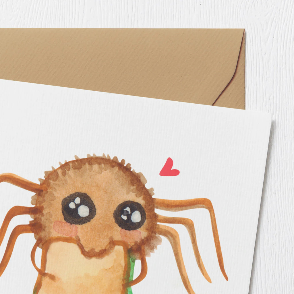 Karta Deluxe Pająk Agata kanapka Karte, Geburtstagskarte, Hochwertige Grußkarte, Klappkarte, Grußkarte, Hochzeitskarte, Glückwunschkarte, Einladungskarte, Hochwertige Klappkarte, Spinne Agathe, Spinne, Agathe, Videos, Merchandise, Mut, Verfressen, Glück, Lebensfreude, Alles wird gut, Hungrig, Hunger