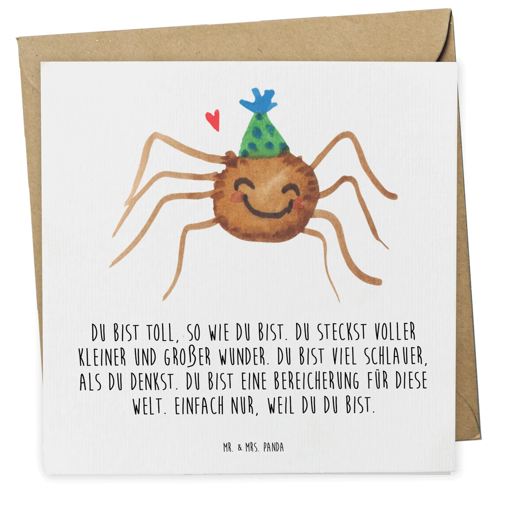 Deluxe Karte Spinne Agathe Party Einladungskarte, Hochwertige Grußkarte, Karte, Klappkarte, Geburtstagskarte, Glückwunschkarte, Grußkarte, Hochzeitskarte, Hochwertige Klappkarte, Spinne Agathe, Spinne, Agathe, Videos, Merchandise, Motivation, Selbstliebe, Wunder, Glück