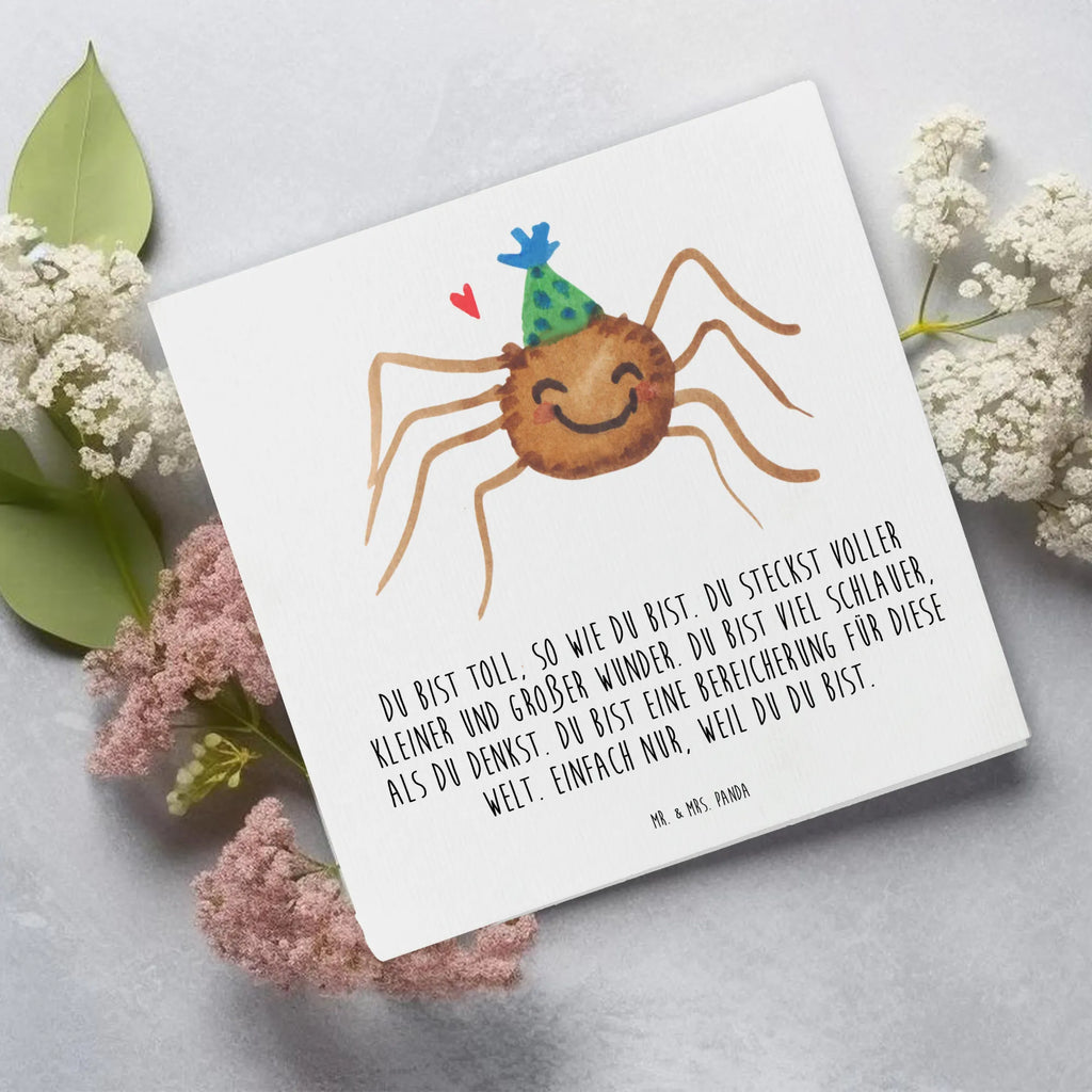 Deluxe Karte Spinne Agathe Party Einladungskarte, Hochwertige Grußkarte, Karte, Klappkarte, Geburtstagskarte, Glückwunschkarte, Grußkarte, Hochzeitskarte, Hochwertige Klappkarte, Spinne Agathe, Spinne, Agathe, Videos, Merchandise, Motivation, Selbstliebe, Wunder, Glück