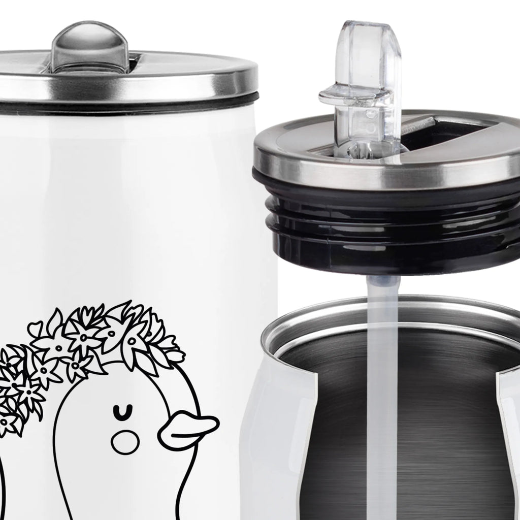 Puszki napojowe Butelka do picia pingwin kwiaty Pinguin