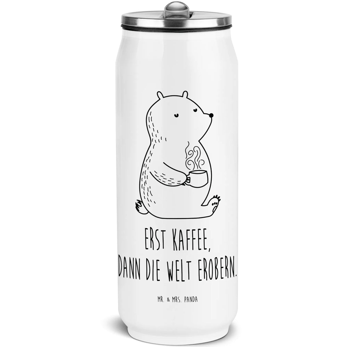 Drink Cans Water Bottle bear Coffee Isolierflasche, Warmhalteflasche, Isolierte Trinkflasche, Thermodose, Schul Trinkflasche, Edelstahlflasche, Edelstahl Thermoflasche, Mehrwegdose, reise trinkflasche, Wasserflasche, Edelstahl Trinkflasche, Trinkflasche Für Reisen, Kühlflasche, Sportflasche, outdoor trinkflasche, Thermoflasche, Outdoorflasche, Trinkflasche, sport trinkflasche, Dosenflasche, Getränkedose, Thermosflasche, Getränkeflasche, Trinkflasche mit Trinkhalm, wander trinkflasche, Dose Für Getränke, Teddy, Bär, Teddybär, Morgenroutine, Welt Erobern, Coffee, Bären, Kaffee, Welt Retten, Guten Morgen, Motivation