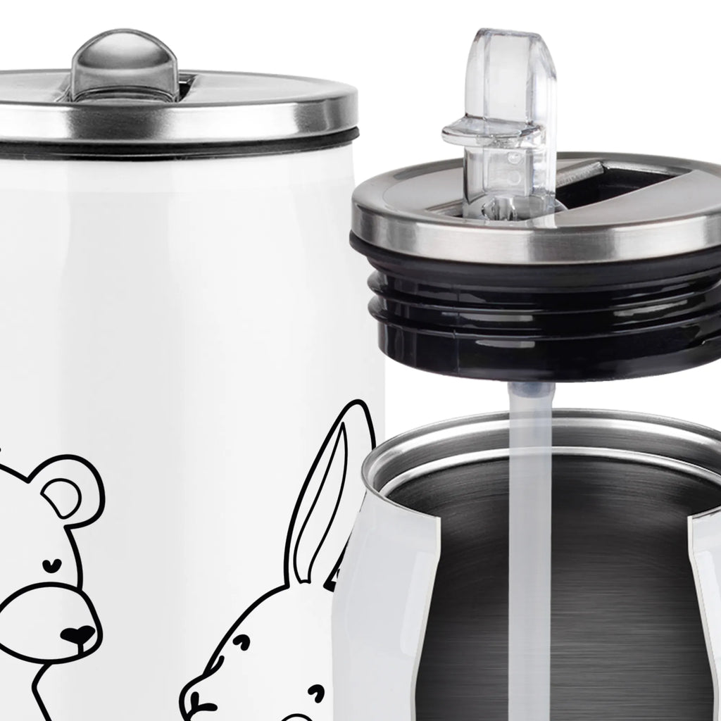 Puszki napojowe Butelka do picia Niedźwiedź i królik Przytulać Miłość, partner, przyjaciel, przyjaciółka, mąż, żona, wesele, zaręczyny, prośba o rękę, prezent miłosny, rocznica, dzień ślubu