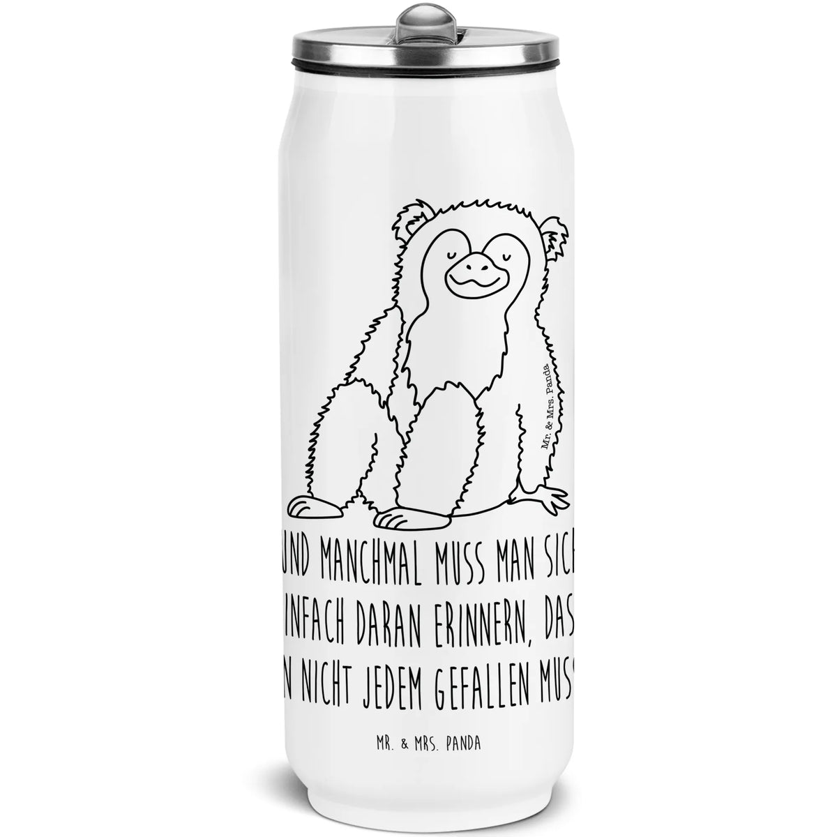 Getränkedosen Trinkflasche Affe reise trinkflasche, wander trinkflasche, Edelstahl Trinkflasche, Edelstahl Thermoflasche, Outdoorflasche, Trinkflasche Für Reisen, Isolierte Trinkflasche, Dosenflasche, Edelstahlflasche, Schul Trinkflasche, Dose Für Getränke, Trinkflasche, Isolierflasche, Getränkedose, sport trinkflasche, Thermoflasche, outdoor trinkflasche, Trinkflasche mit Trinkhalm, Wasserflasche, Kühlflasche, Thermodose, Warmhalteflasche, Sportflasche, Getränkeflasche, Mehrwegdose, Thermosflasche, Wildtiere, Afrika, Selfcare, Selbstliebe, Selbstachtung, Respekt, Affen, Affe, Liebe, Selbstbewusstsein, Motivation, Äffchen
