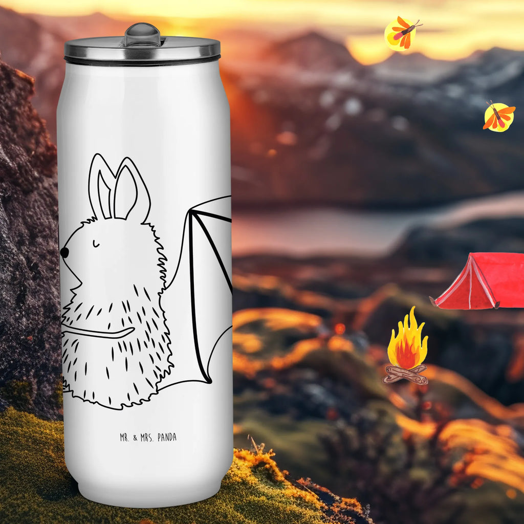 Puszki napojowe Butelka do picia Nietoperz siedzenie Motywy zwierzęce, dobra energia, zabawne powiedzonka, zwierzęta