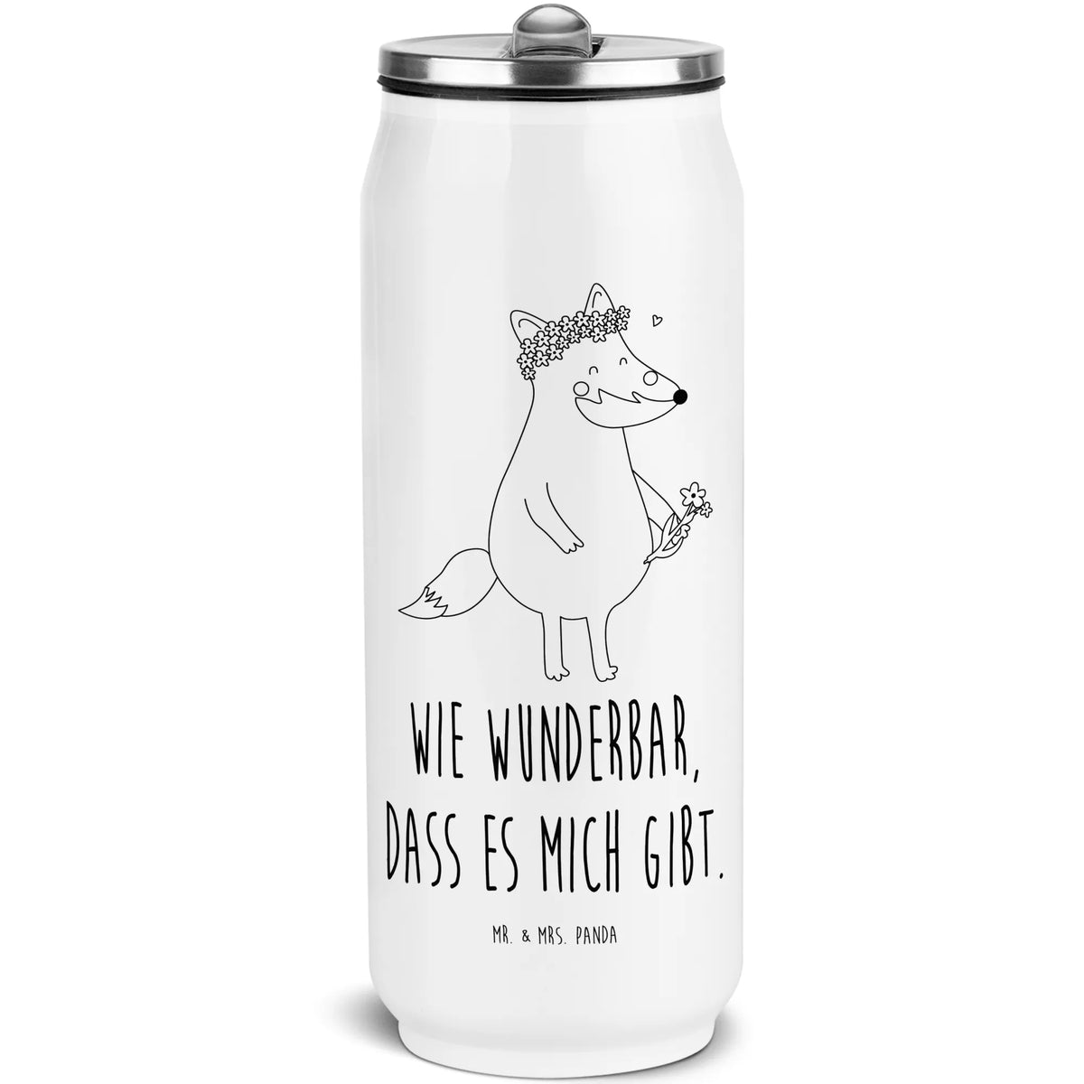 Drink Cans Water Bottle Fox Flower Dose Für Getränke, sport trinkflasche, Kühlflasche, Mehrwegdose, Thermodose, Schul Trinkflasche, Outdoorflasche, Trinkflasche Für Reisen, wander trinkflasche, Thermoflasche, reise trinkflasche, Getränkedose, Getränkeflasche, Sportflasche, Isolierflasche, outdoor trinkflasche, Dosenflasche, Edelstahlflasche, Thermosflasche, Trinkflasche, Trinkflasche mit Trinkhalm, Edelstahl Trinkflasche, Wasserflasche, Edelstahl Thermoflasche, Isolierte Trinkflasche, Warmhalteflasche, Fuchs, Füchse, Freundinnen, Mich, Freude, Ich, Selbstliebe, Blumenmädchen, Liebesbeweis, Freundin, Fuchsmädchen, Fox, Motivation, Blume, Liebe, Blumen