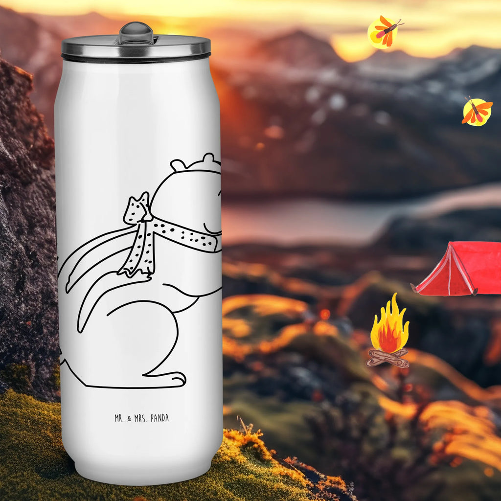 Puszki napojowe Butelka do picia wiewiórka Smoothie Motywy zwierzęce, dobra energia, zabawne powiedzonka, zwierzęta