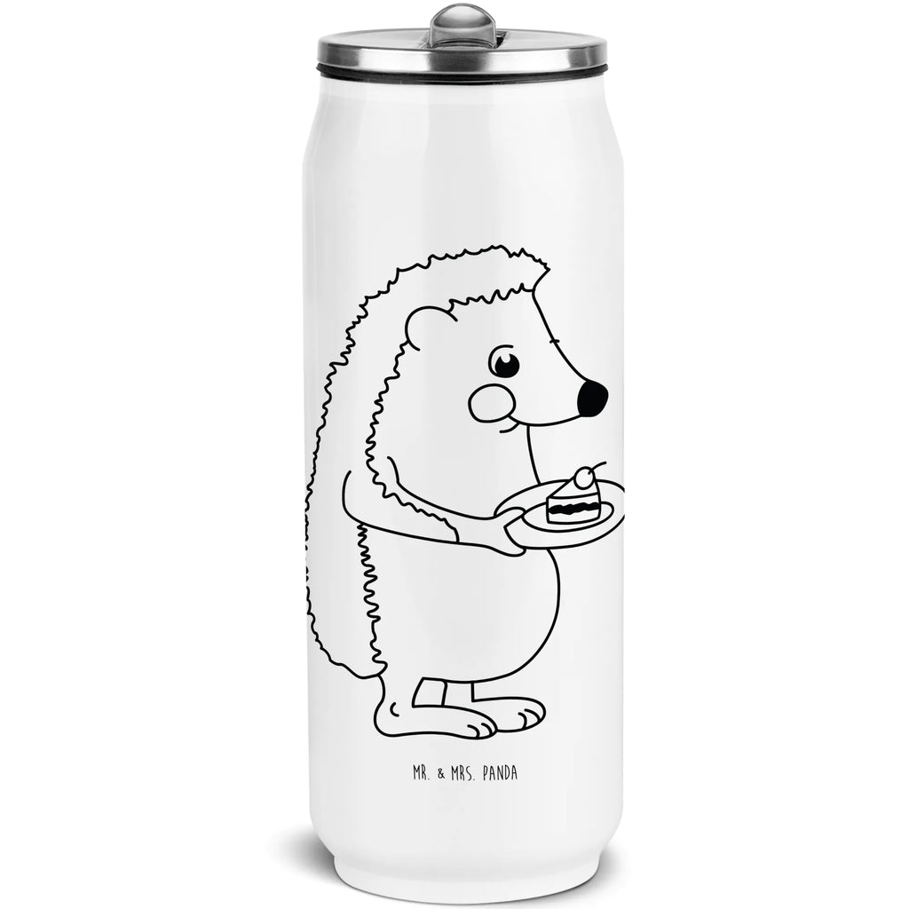 Puszki napojowe Butelka do picia jeż kawałek ciasta Motywy zwierzęce, dobra energia, zabawne powiedzonka, zwierzęta