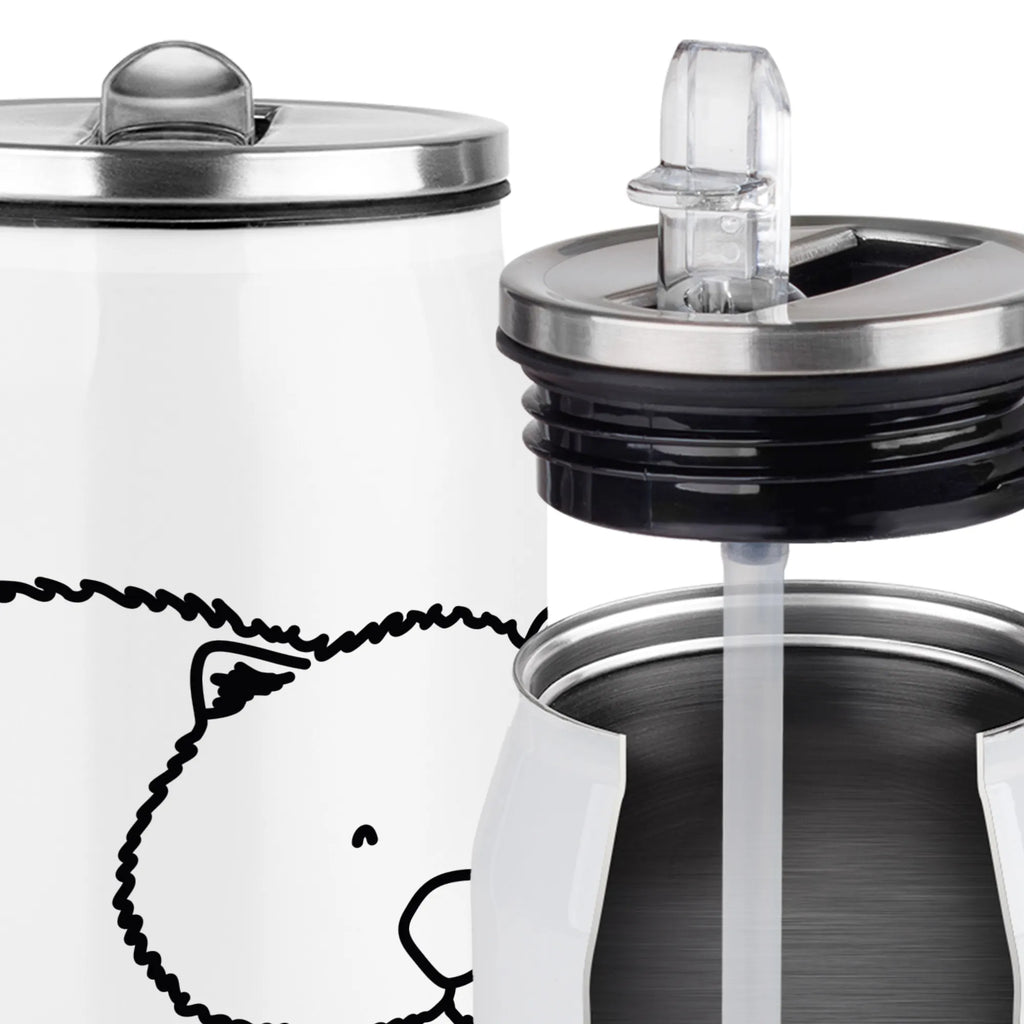 Drink Cans Water Bottle Wombat small animals, cute, funny, cute animal motives, hand drawn, small world, funny sayings, good mood, happy, gifts, gift ideas, special gifts, animal lover, card, Australia, motivation, saying, Wombat, life is beautiful