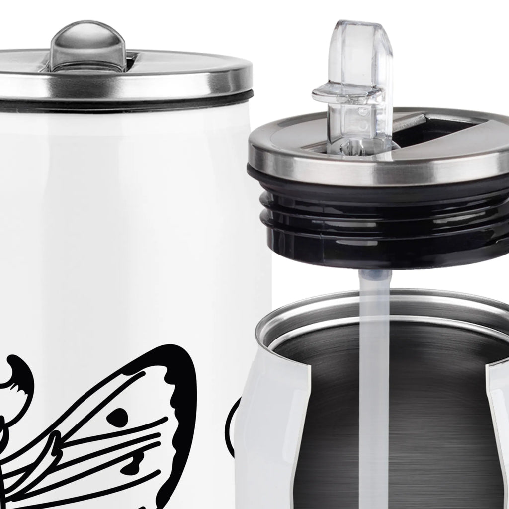 Drink Cans Water Bottle Caterpillar butterfly small animals, cute, funny, cute animal motives, hand drawn, small world, funny sayings, good mood, happy, gifts, gift ideas, special gifts, animal lover, card, butterfly, development, hat, Caterpillar, growing up, cocoon, lemon butterfly, beauty