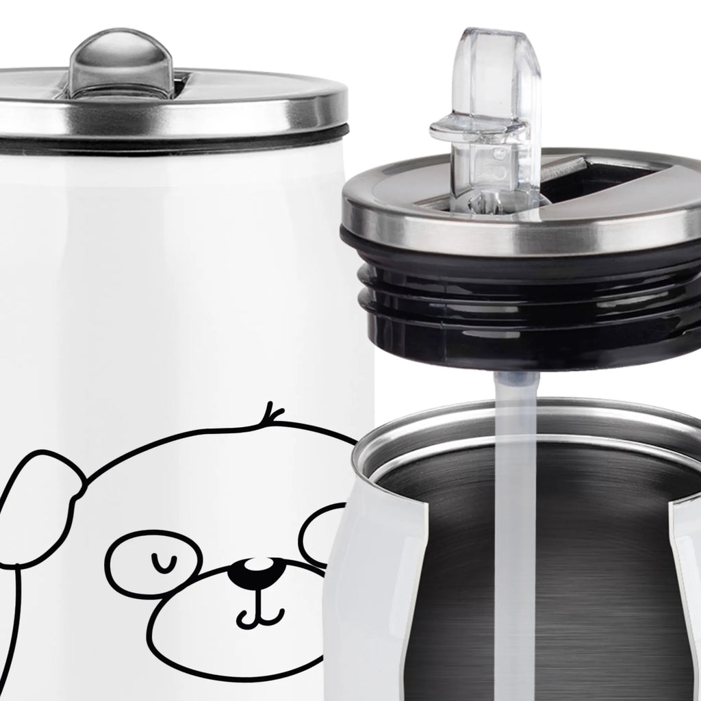 Puszki napojowe Butelka do picia Mops Pies, motyw psa, zwierzę domowe, rasa psa, miłośnik zwierząt, właściciel psa, powiedzenia