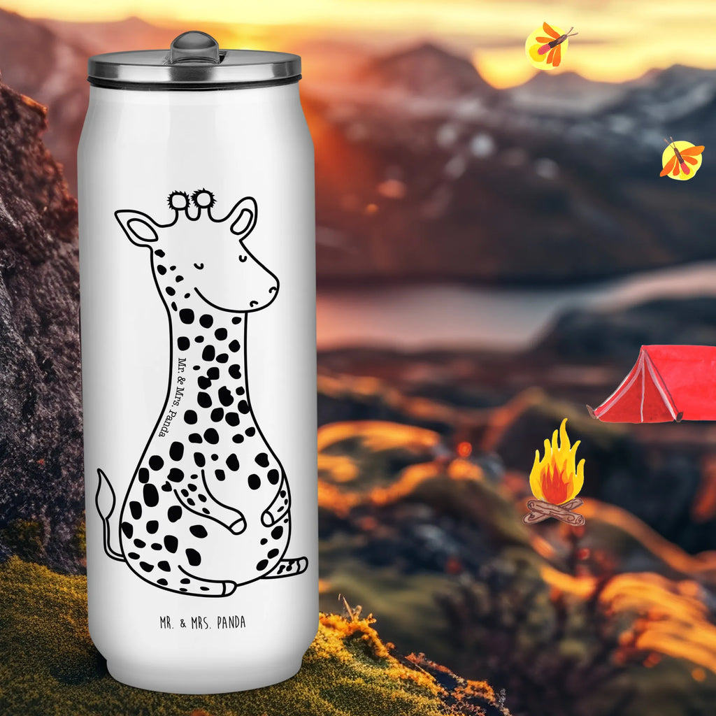 Drink Cans Water Bottle giraffe Satisfied Africa, Happiness, Adventure, Giraffe