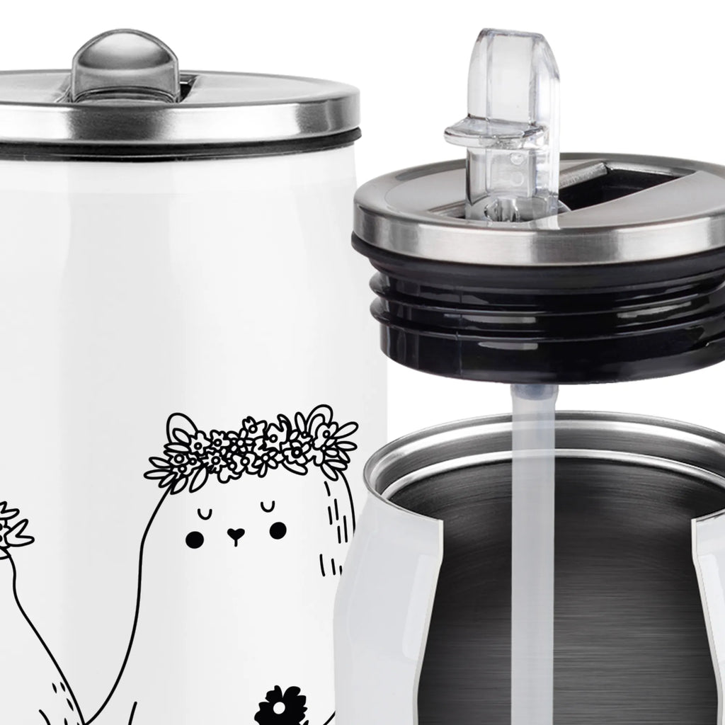 Puszki napojowe Butelka do picia Niedźwiedzie z wianuszkiem Rodzina, Dzień Ojca, Dzień Matki, brat, siostra, mama, tata, babcia, dziadek