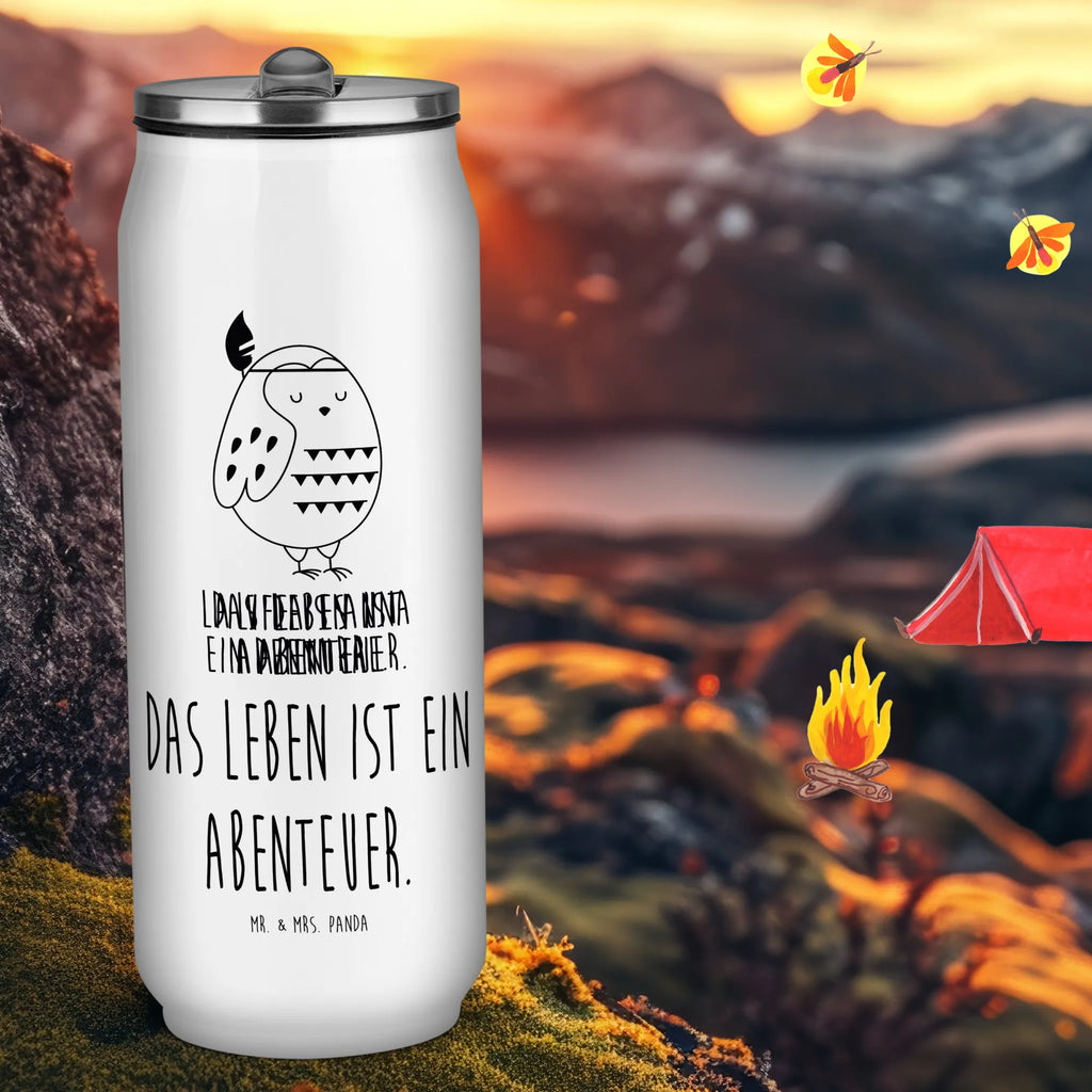 Puszki napojowe Butelka do picia sowa Ozdoba z piór Sowa