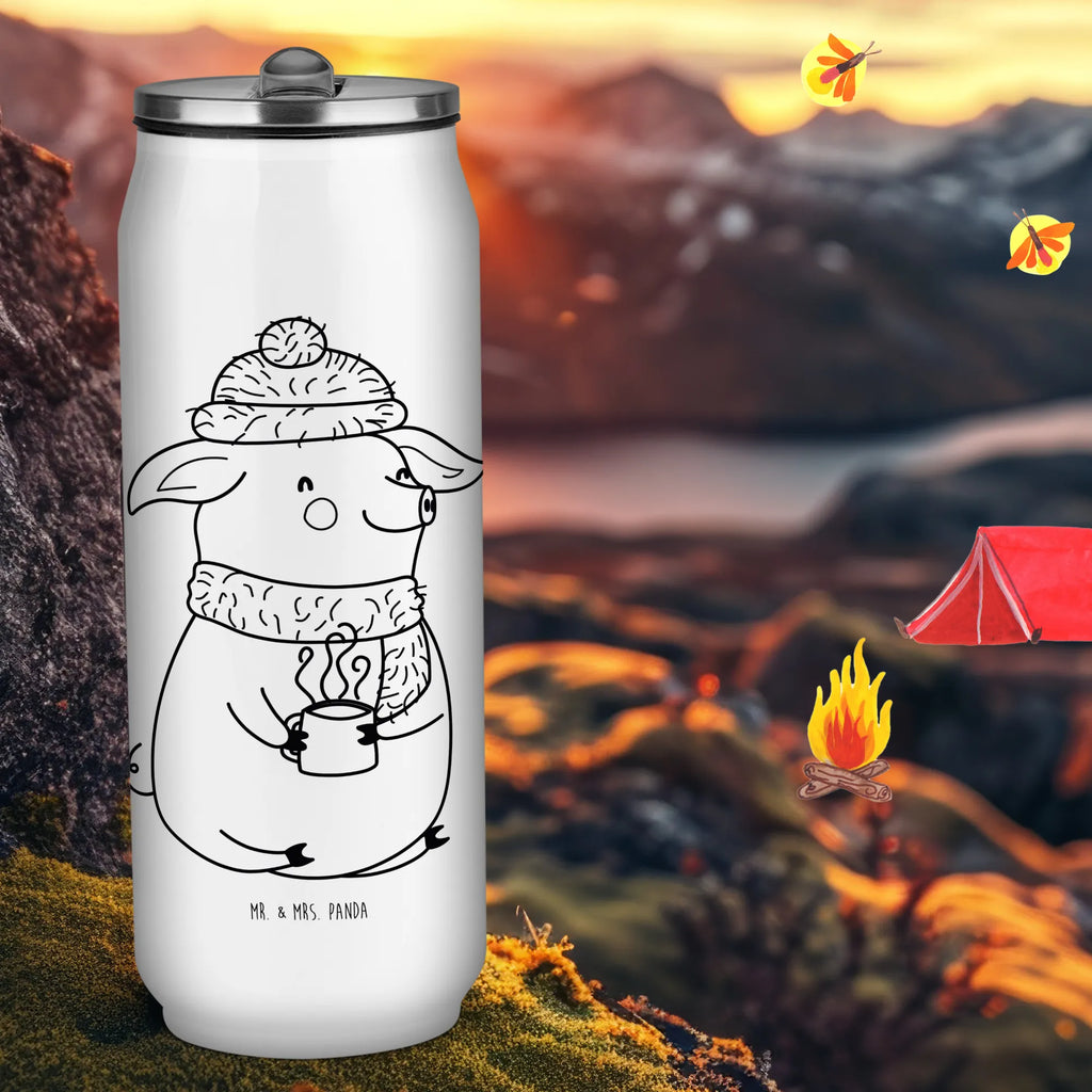 Drink Cans Water Bottle piggy Mulled wine Winter, Christmas, Christmas time, snow, saying, drunk, Christmas market, mulled wine